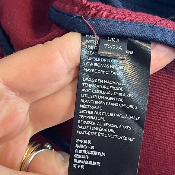 Free People Red Ella Utility Jacket. Small - Picture 6 of 10